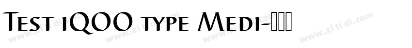 Test iQOO type Medi字体转换